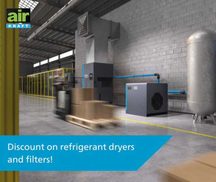 Discount on refrigerant air dryers and filters